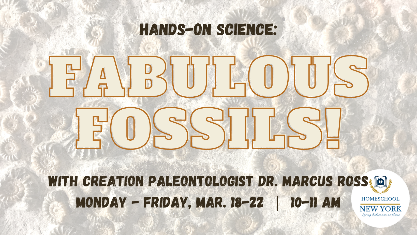 HandsOn Science Fabulous Fossils! NYS LEAH